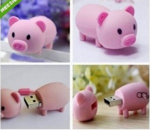PENDRIVE USB 16 GB ŚWINIA ŚWINKA PIG 4 KOLORY