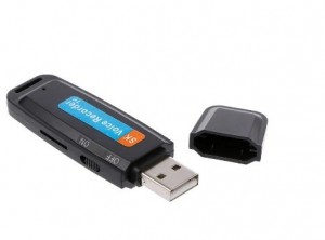 Dyktafon Podsłuch Pendrive 8GB USB DETEKCJA VOX